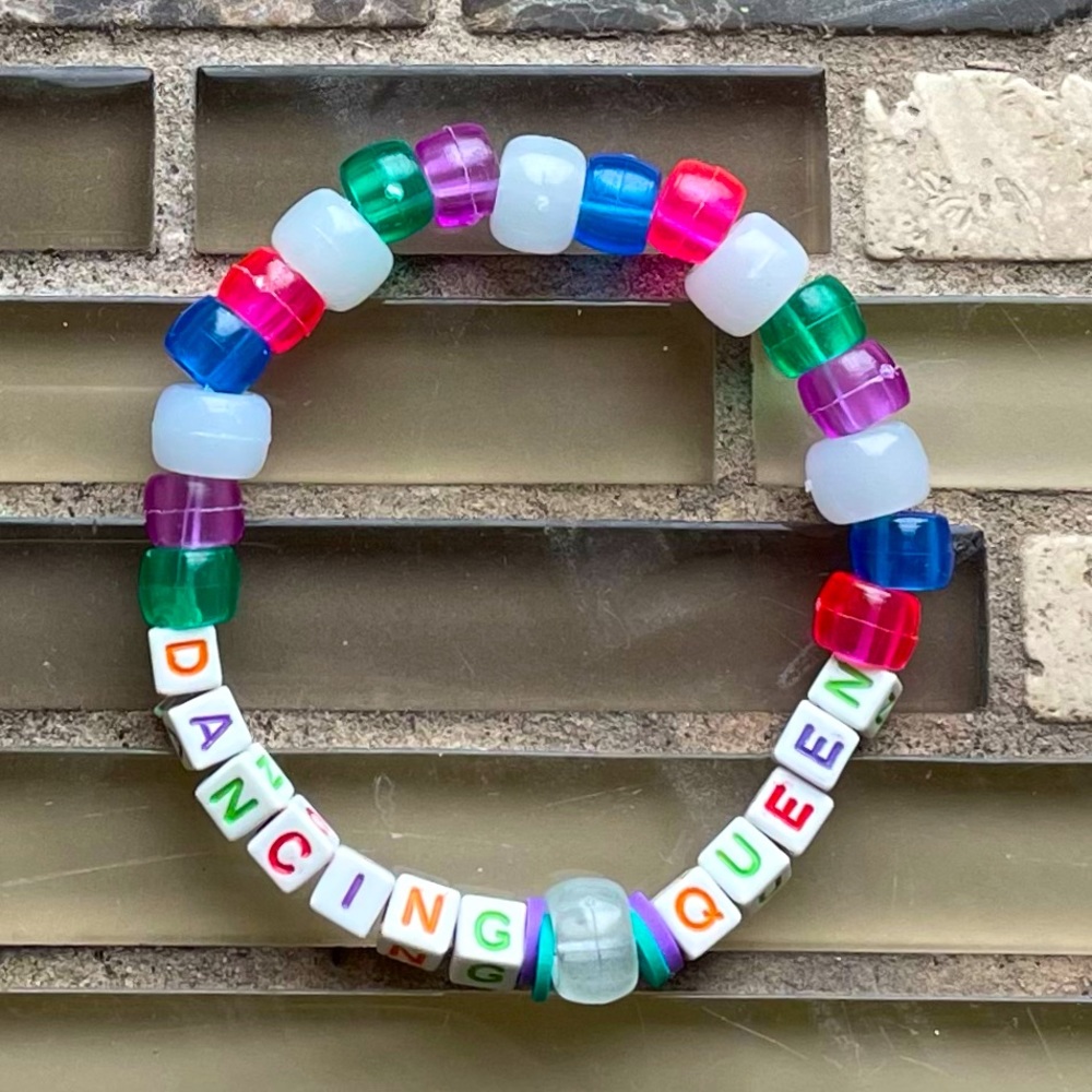 Kandi Bracelet DANCING QUEEN Friendship Rave Festival Gift
